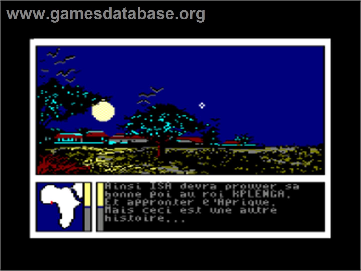 Passagers Du Vent, Les - Amstrad CPC - Artwork - In Game
