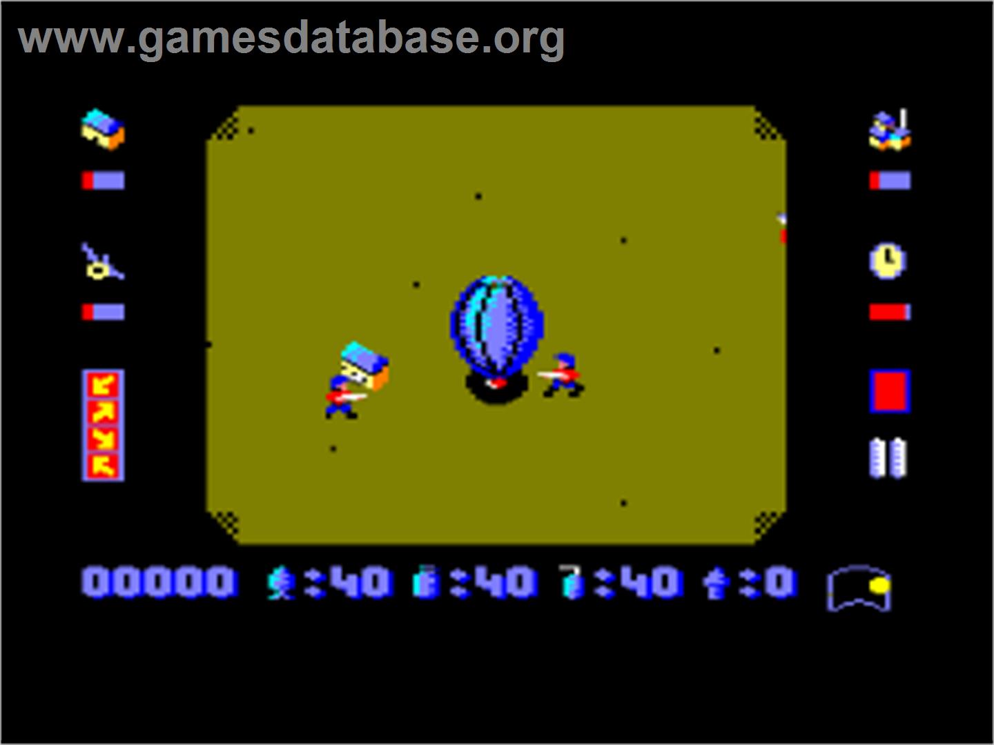 Phileas Fogg's Balloon Battles - Amstrad CPC - Artwork - In Game