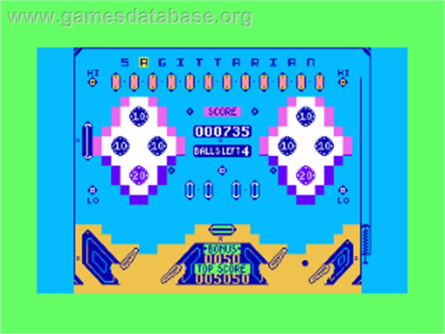 Pinball Wizard - Amstrad CPC - Artwork - In Game