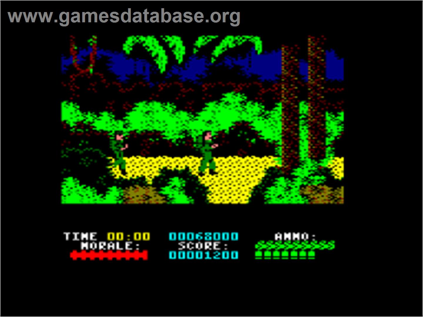 Platoon - Amstrad CPC - Artwork - In Game