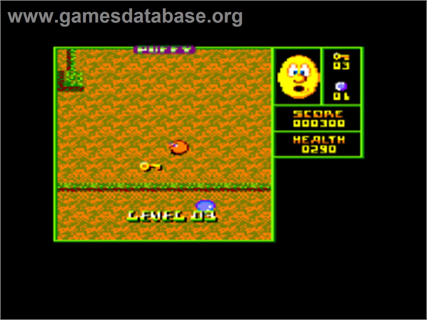 Puffy's Saga - Amstrad CPC - Artwork - In Game