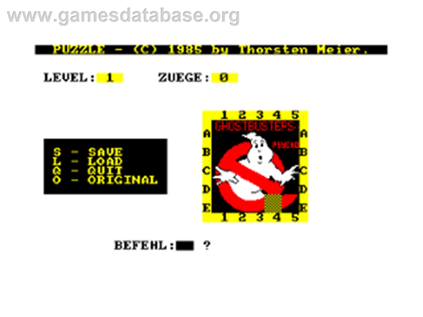 Puzzle - Amstrad CPC - Artwork - In Game