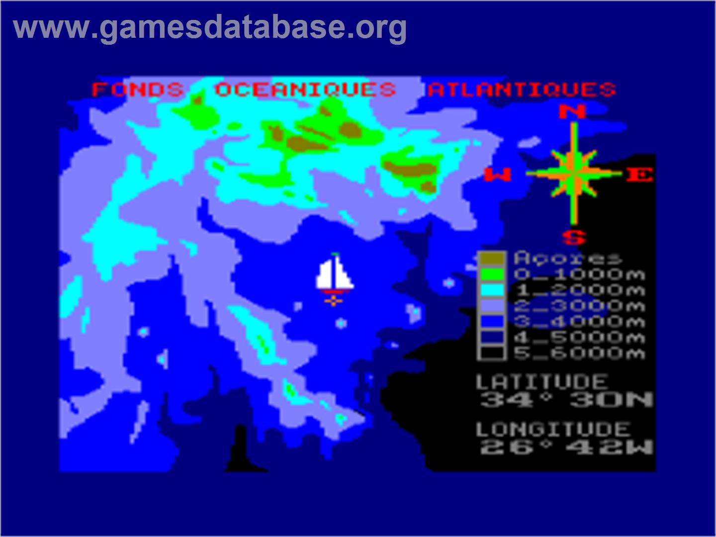 Pyramides d'Atlantys, Les - Amstrad CPC - Artwork - In Game