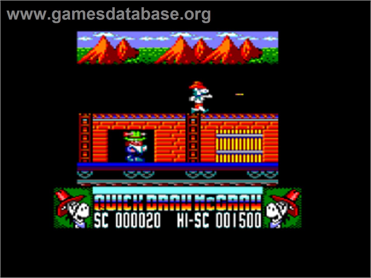 Quick Draw McGraw - Amstrad CPC - Artwork - In Game