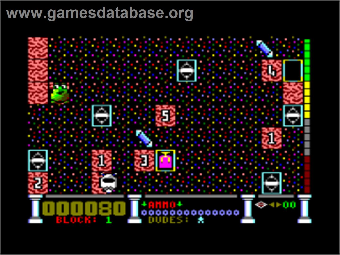 Reckless Rufus - Amstrad CPC - Artwork - In Game