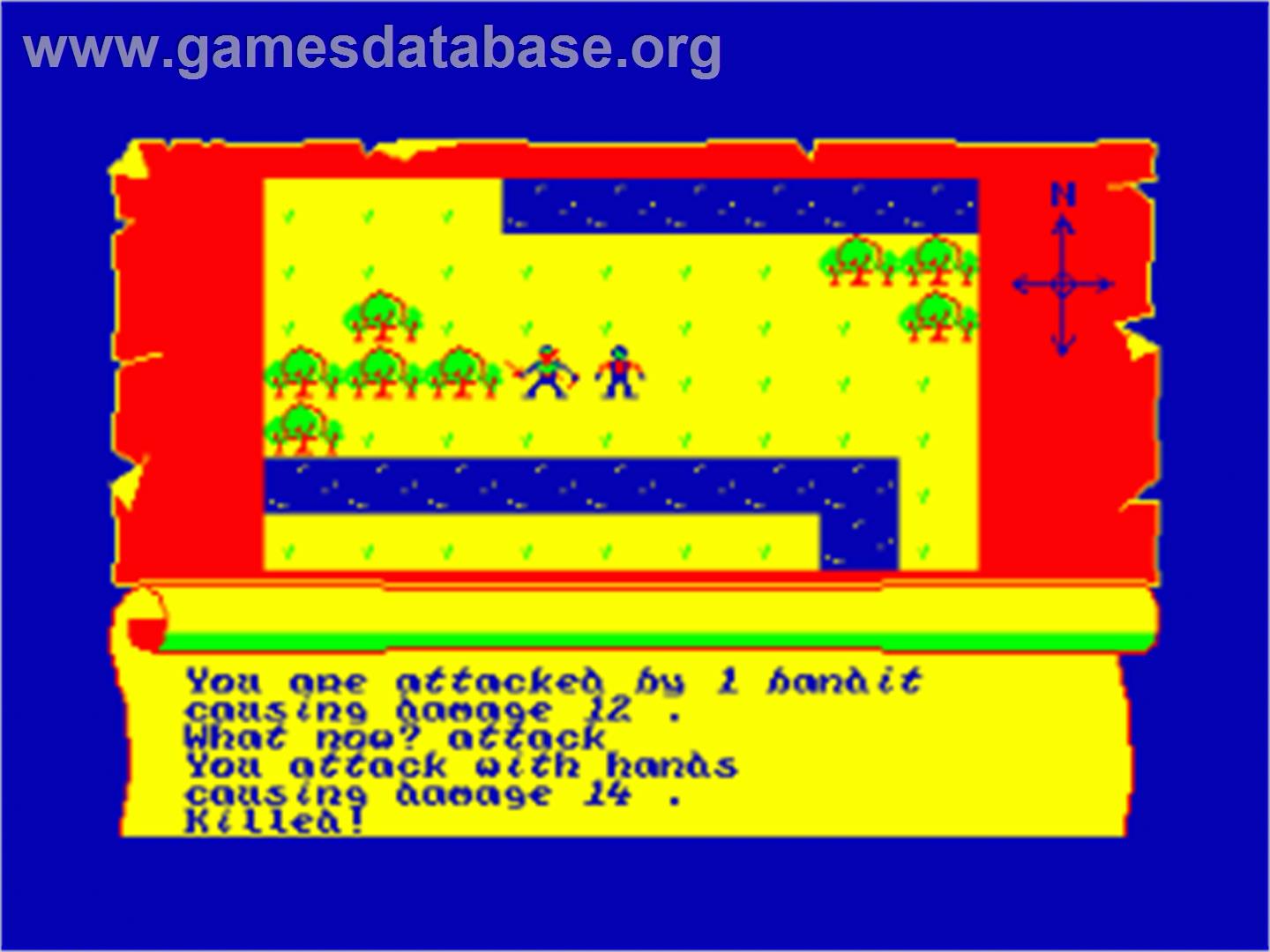 Ring Of Darkness, The - Amstrad CPC - Artwork - In Game