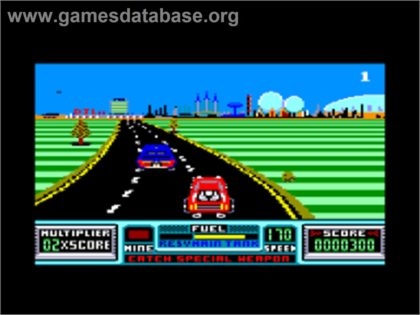 Road Blasters - Amstrad CPC - Artwork - In Game