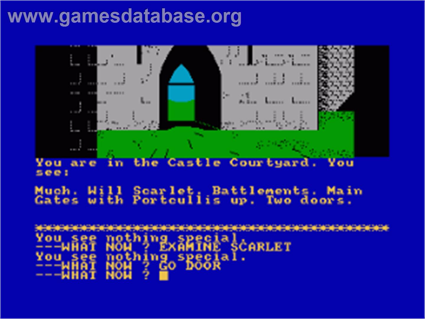 Robin of Sherwood: The Touchstones of Rhiannon - Amstrad CPC - Artwork - In Game
