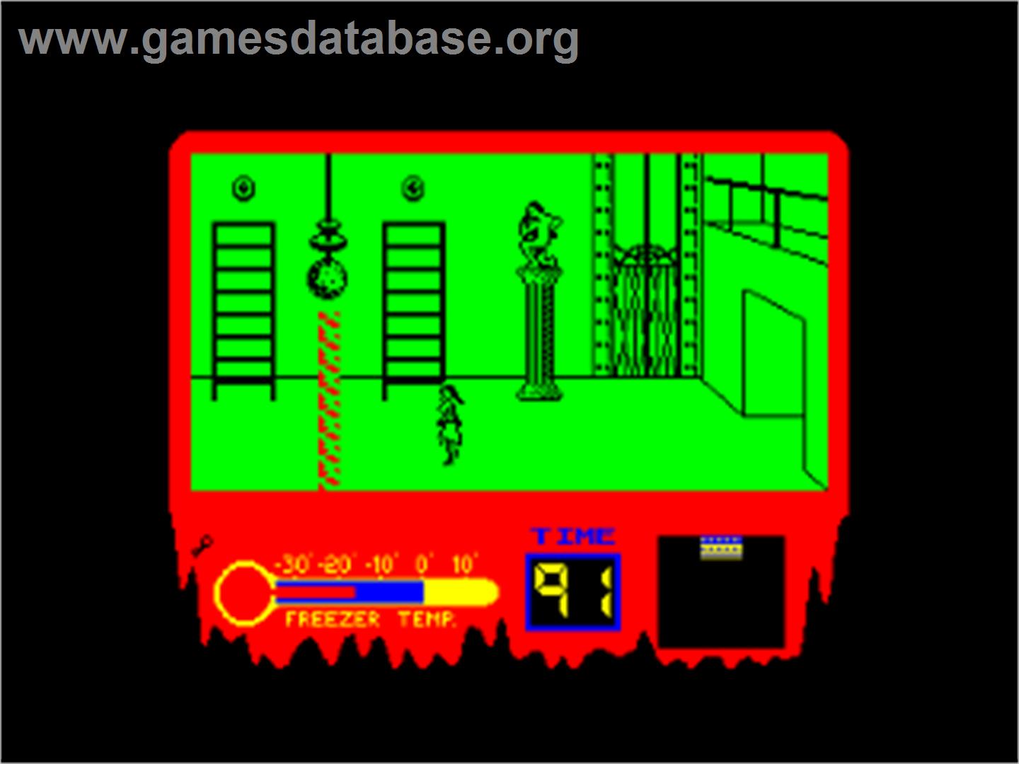 Rocky Horror Show, The - Amstrad CPC - Artwork - In Game