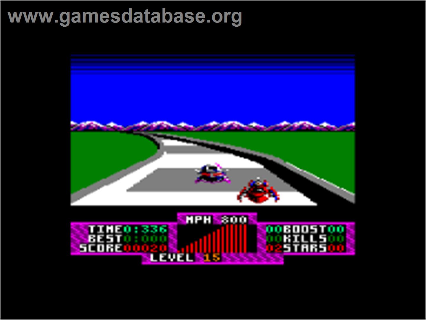 S.T.U.N. Runner - Amstrad CPC - Artwork - In Game