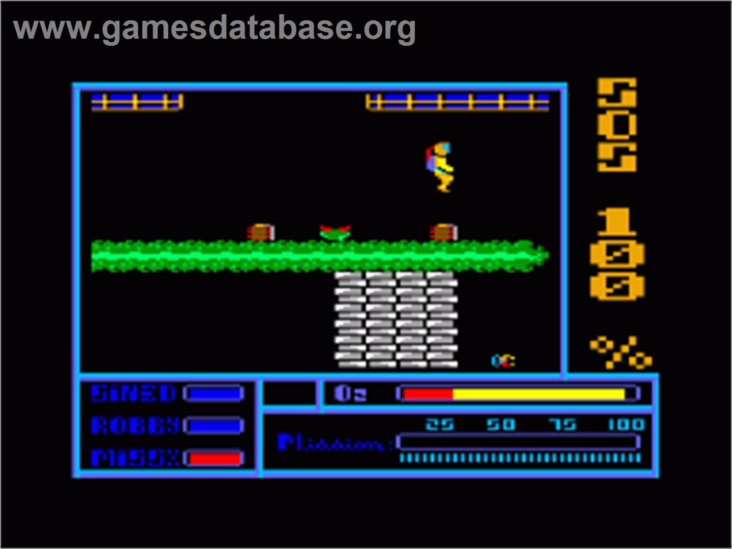 SOS 100% - Amstrad CPC - Artwork - In Game