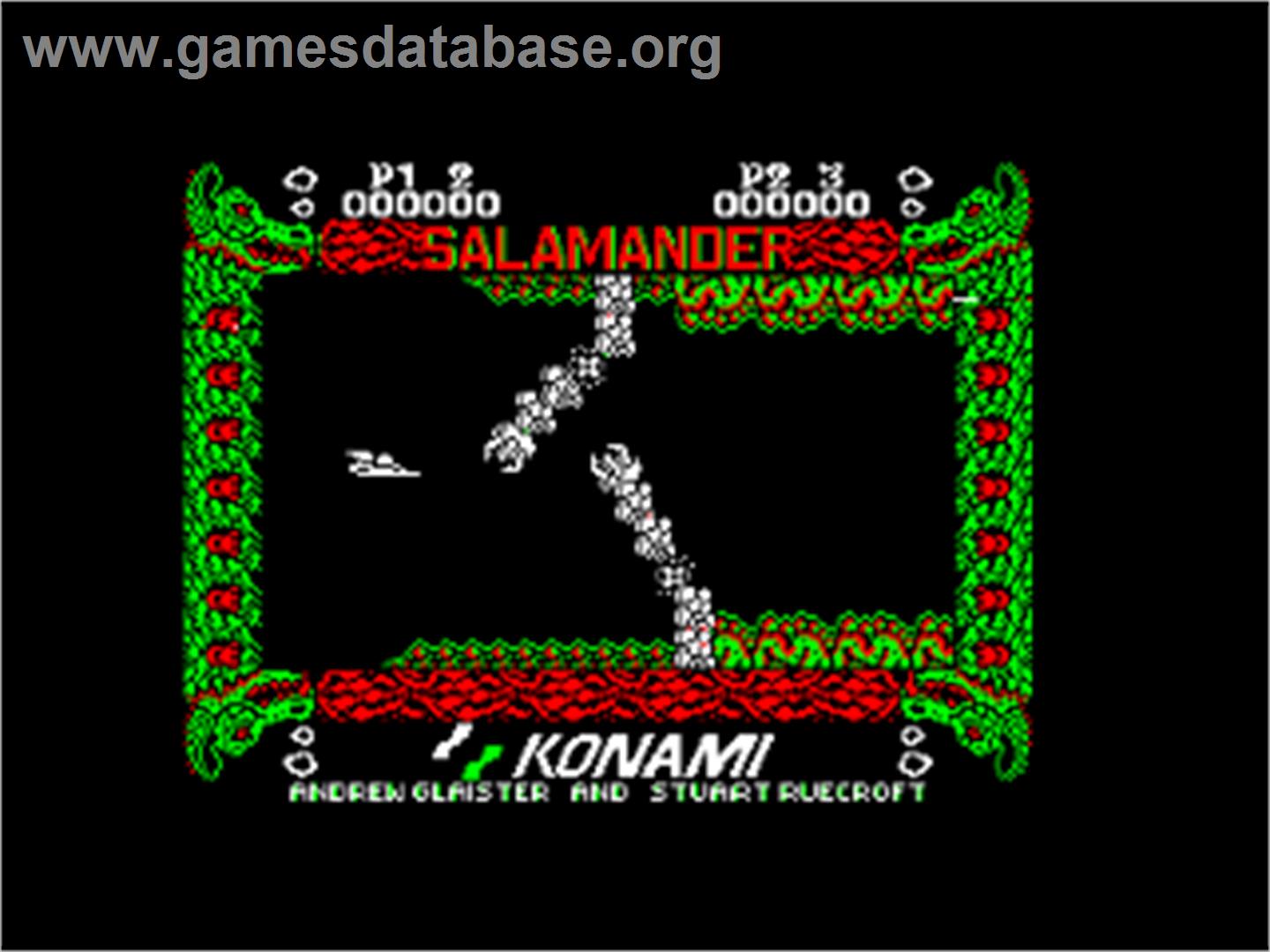 Salamander - Amstrad CPC - Artwork - In Game