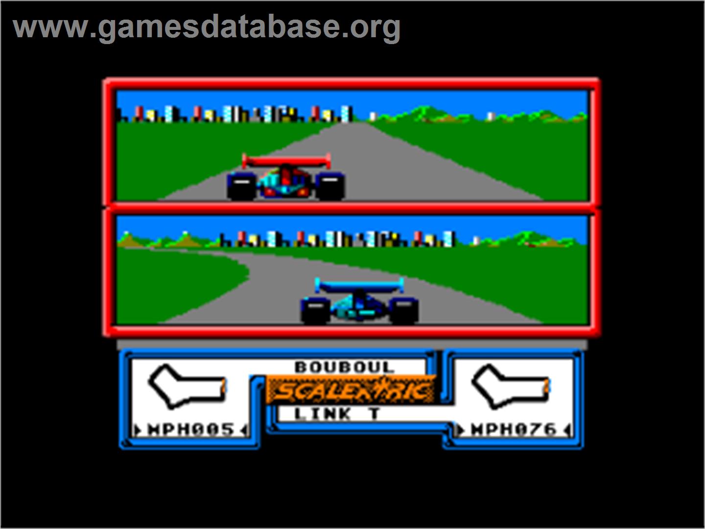 Scalextric - Amstrad CPC - Artwork - In Game
