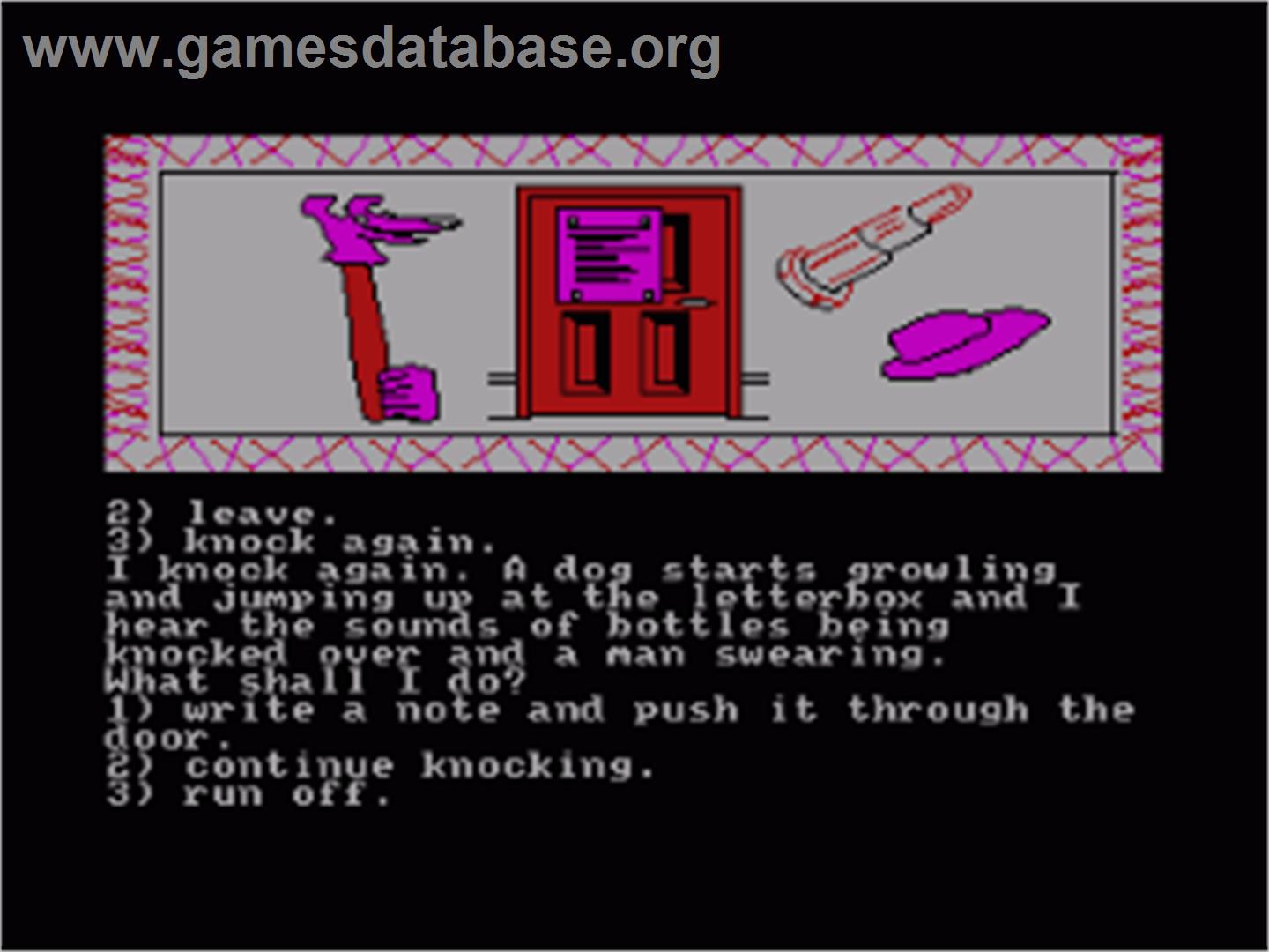 Secret Diary Of Adrian Mole Aged 13, The - Amstrad CPC - Artwork - In Game
