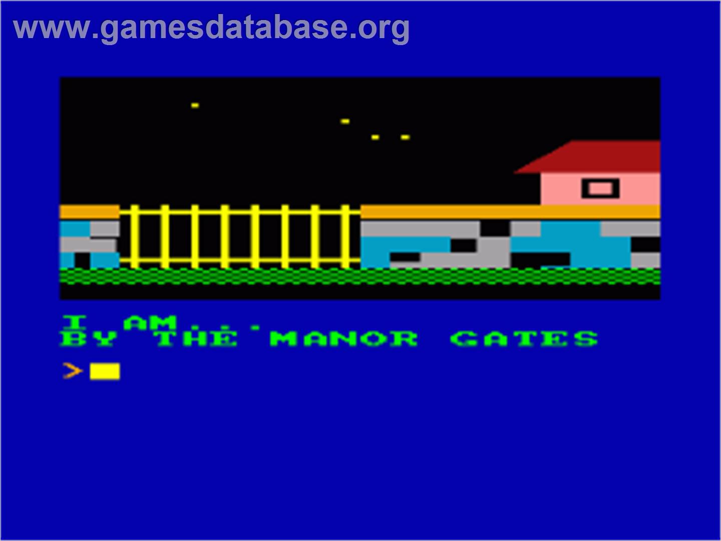 Secret Of Bastow Manor, The - Amstrad CPC - Artwork - In Game