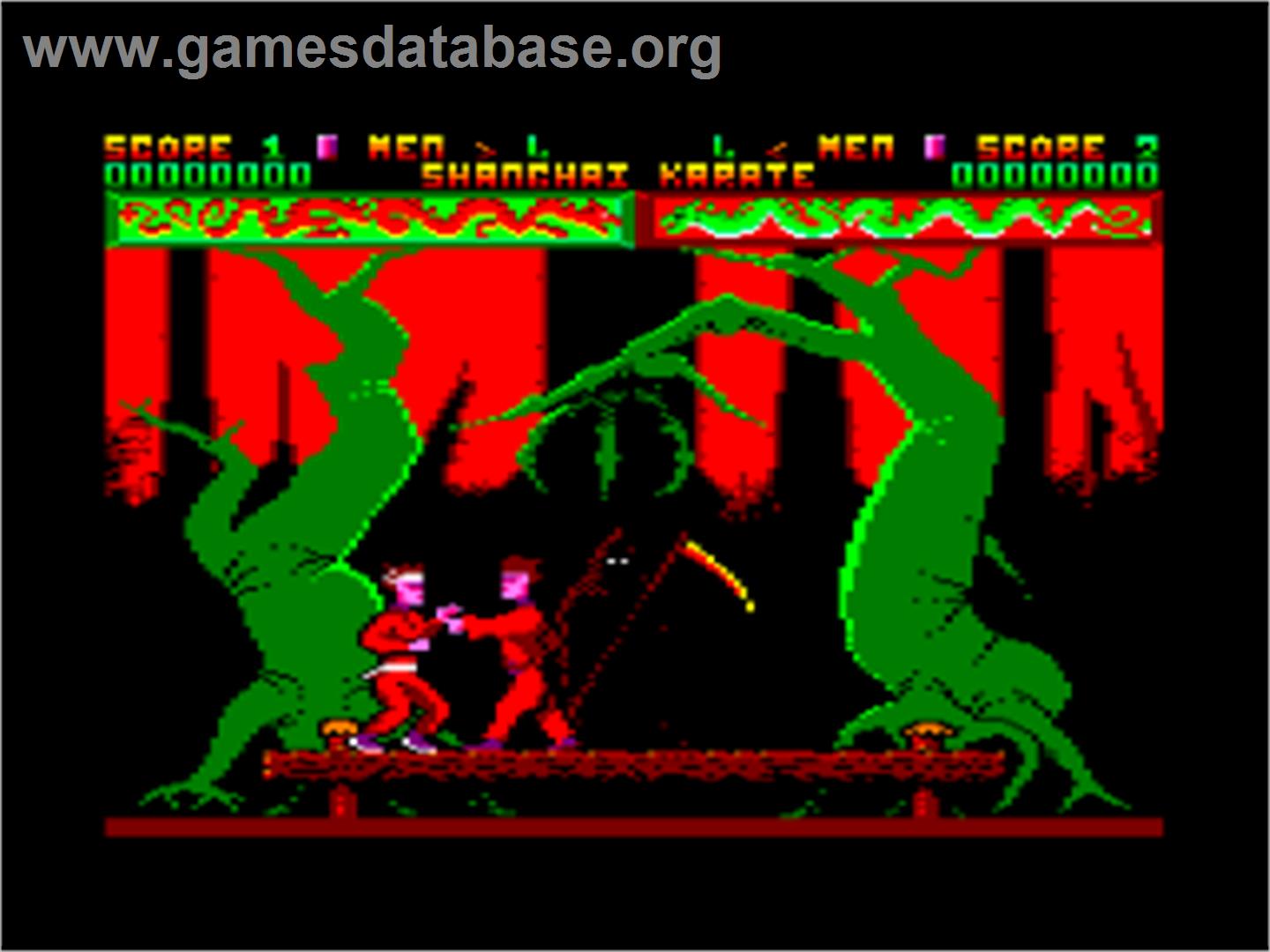 Shanghai Karate - Amstrad CPC - Artwork - In Game