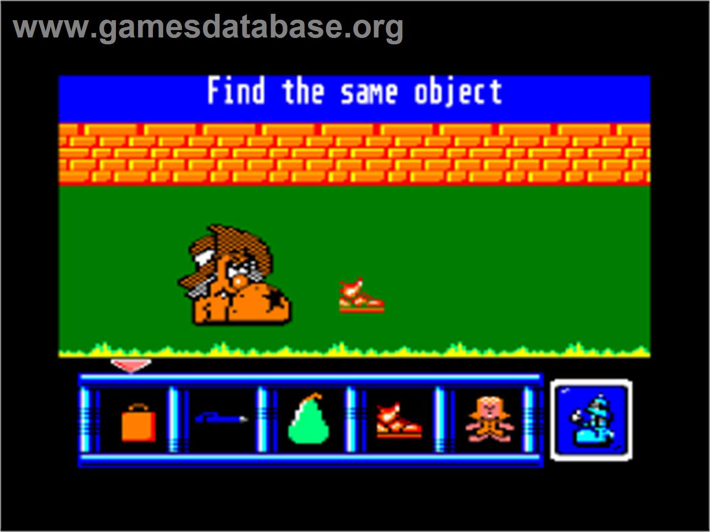 Shoe People, The - Amstrad CPC - Artwork - In Game
