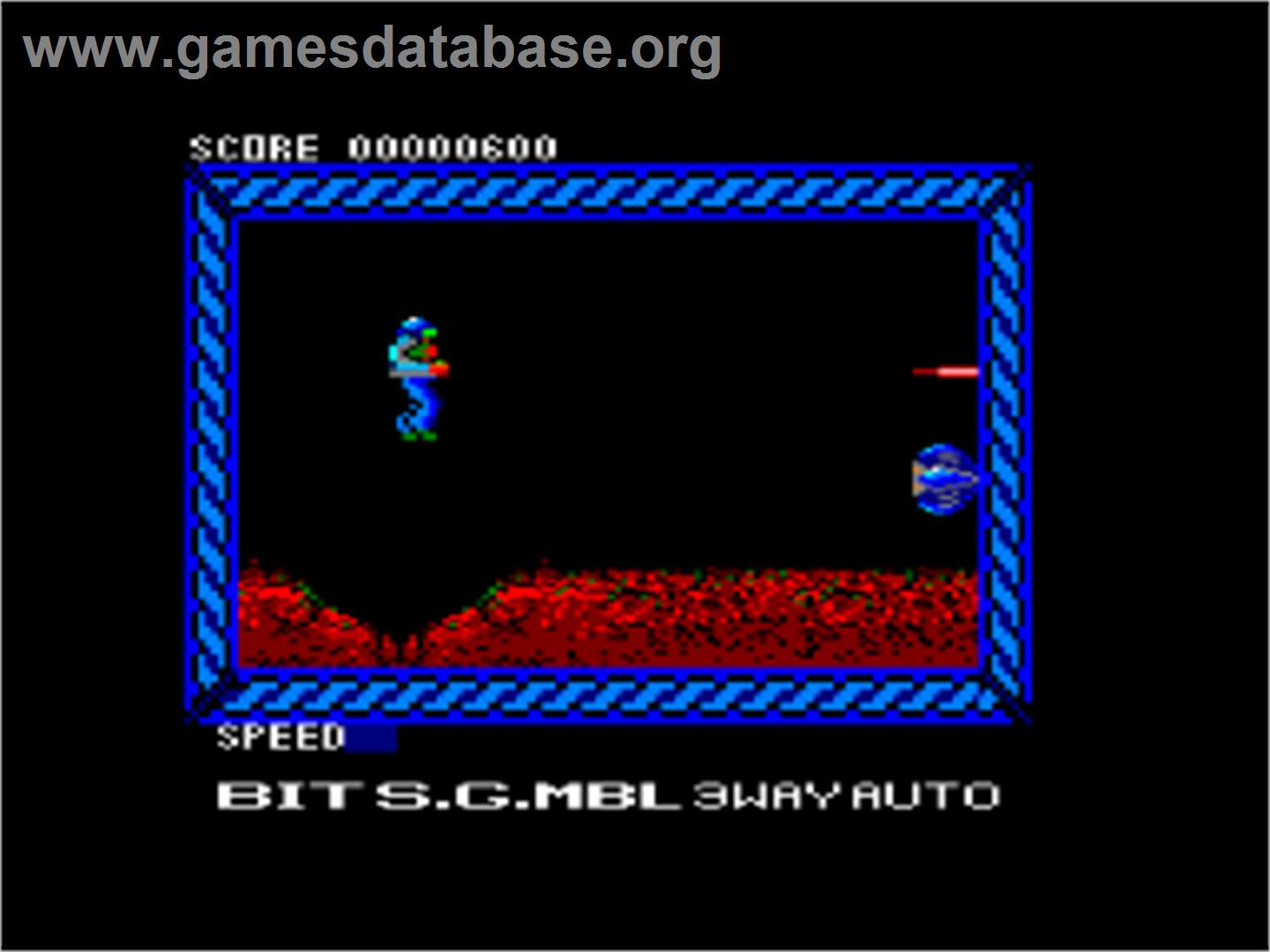 Side Arms - Amstrad CPC - Artwork - In Game