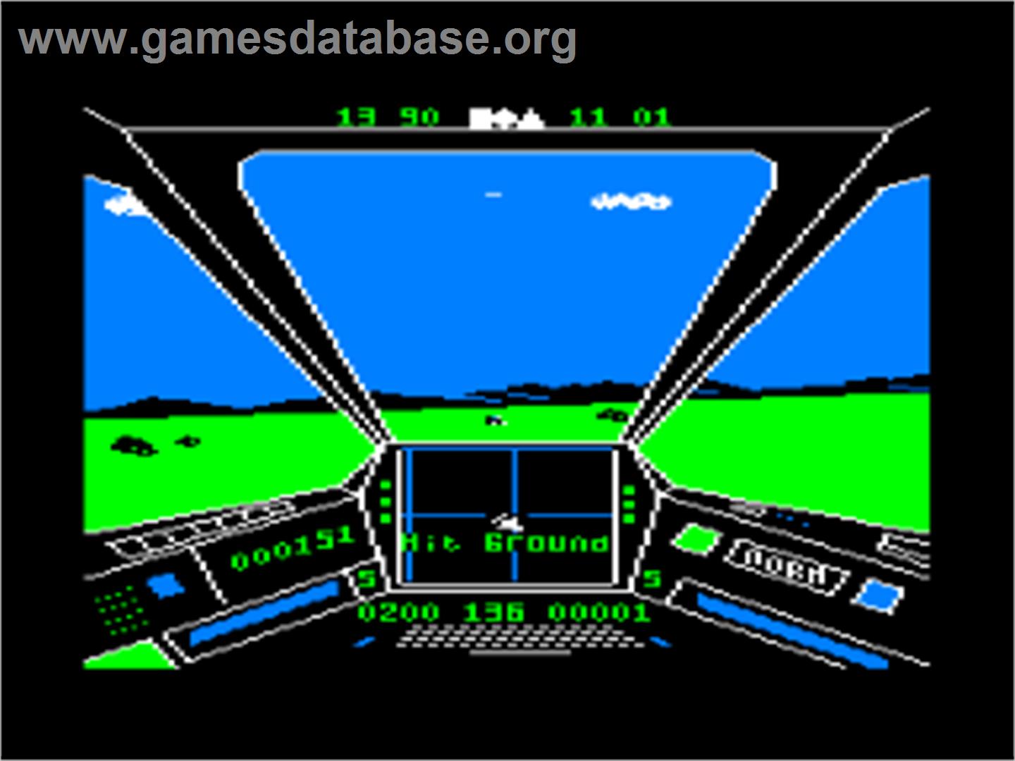 Sky Fox - Amstrad CPC - Artwork - In Game