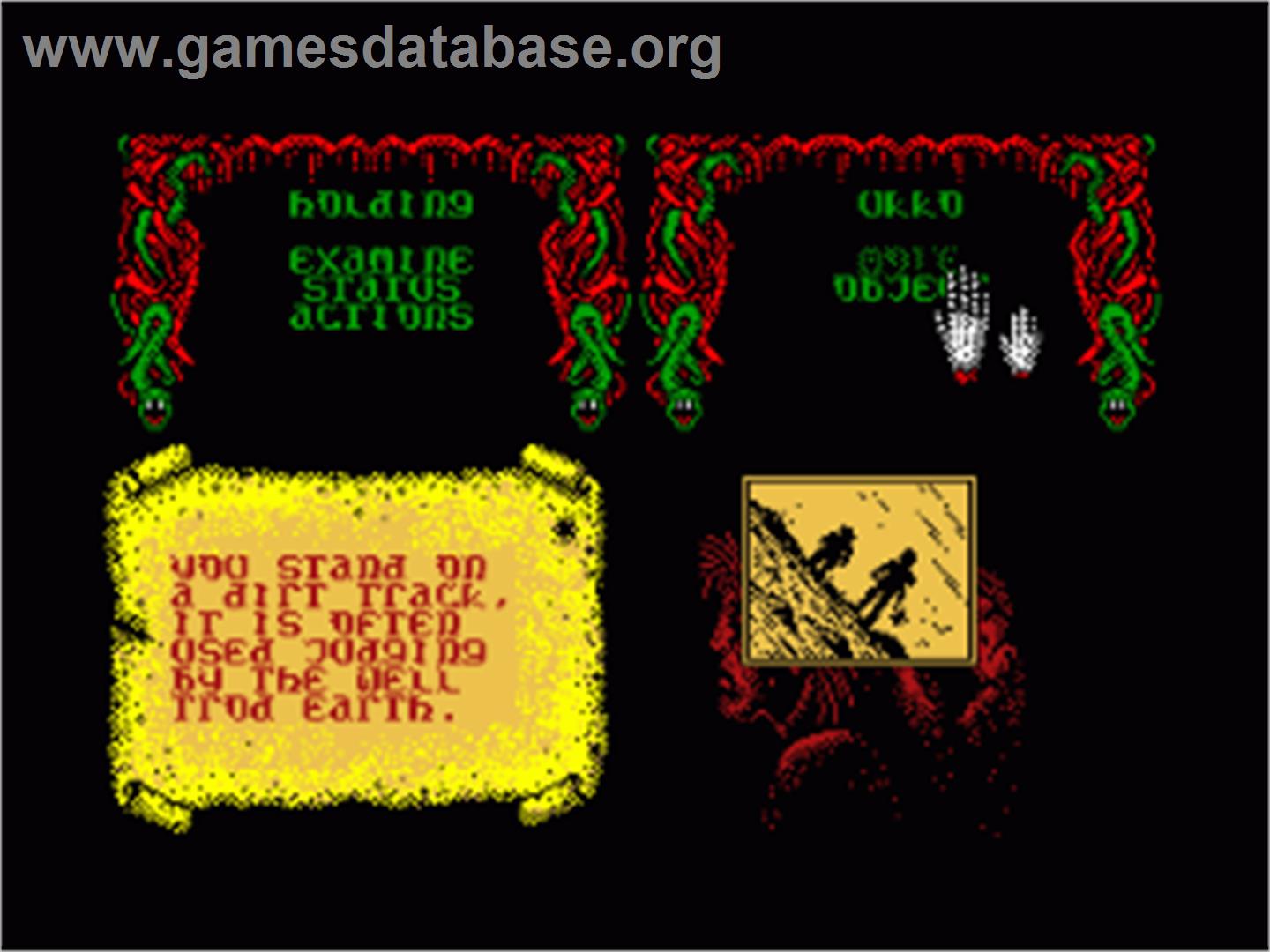Sláine, the Celtic Barbarian - Amstrad CPC - Artwork - In Game