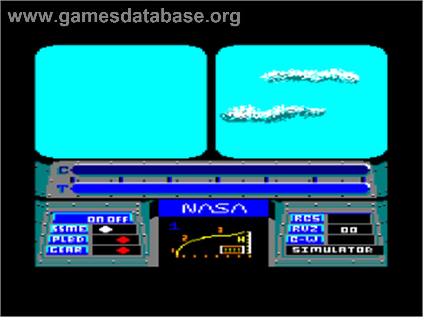Space Shuttle: A Journey into Space - Amstrad CPC - Artwork - In Game
