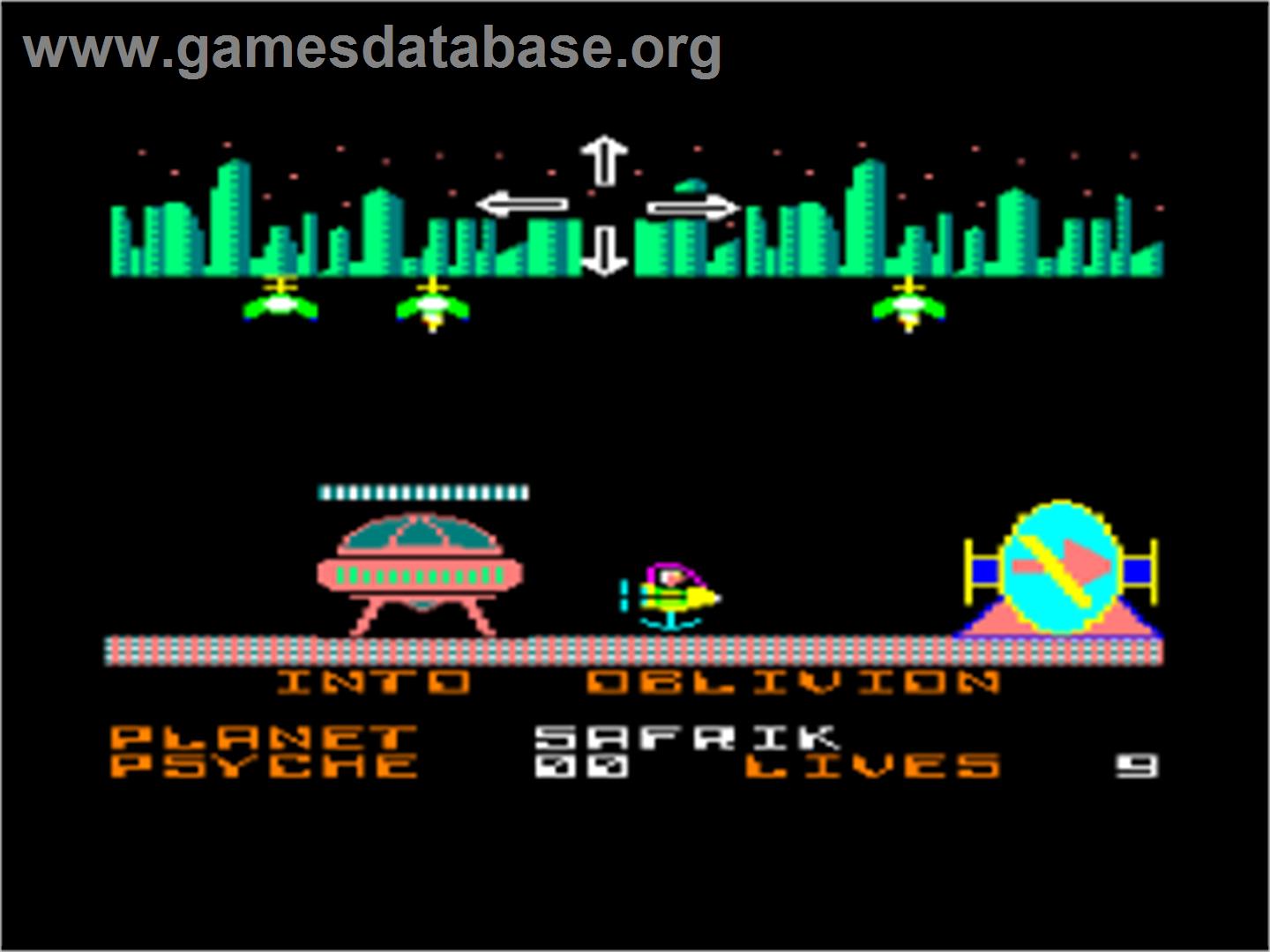 Space Station Oblivion - Amstrad CPC - Artwork - In Game