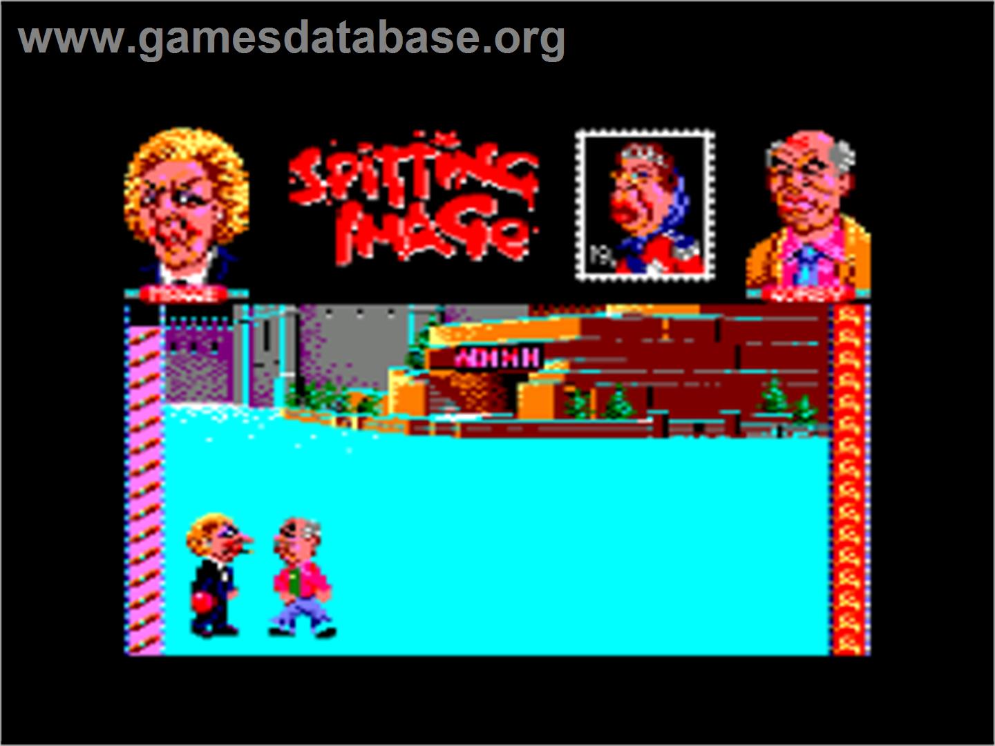 Spitting Image - The Computer Game - Amstrad CPC - Artwork - In Game