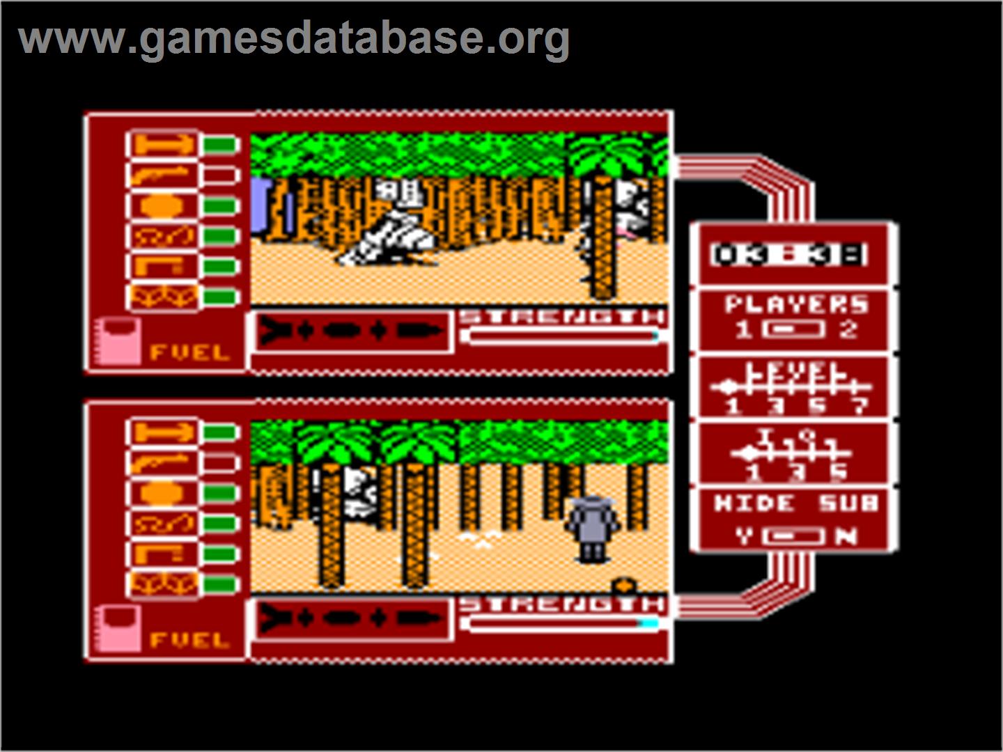Spy vs. Spy II: The Island Caper - Amstrad CPC - Artwork - In Game