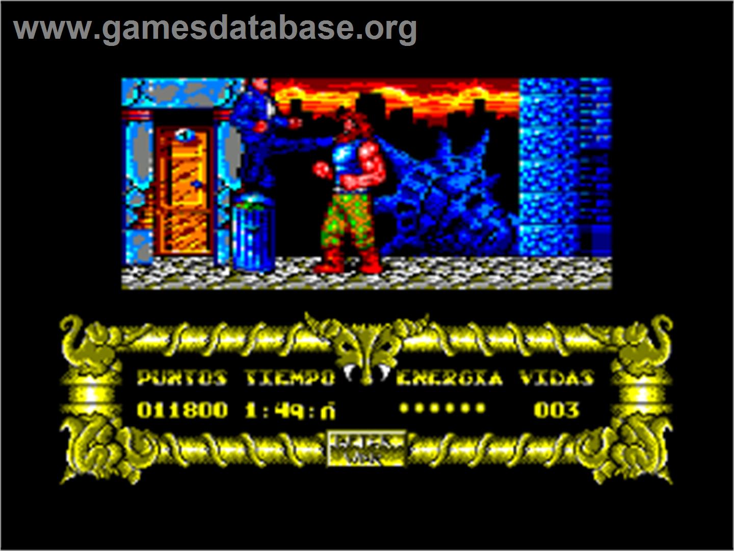 Steg the Slug - Amstrad CPC - Artwork - In Game