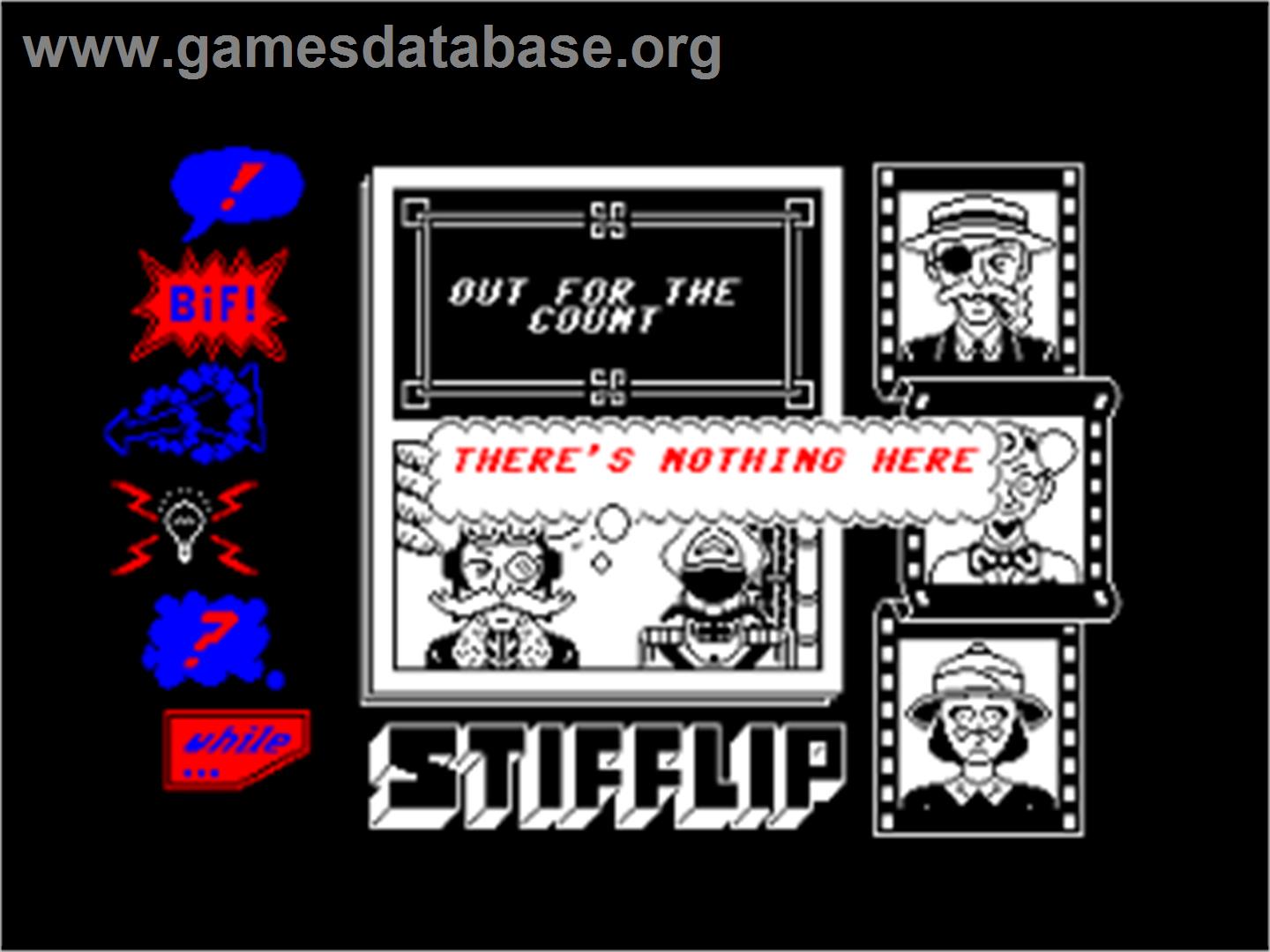 Stifflip & Co. - Amstrad CPC - Artwork - In Game