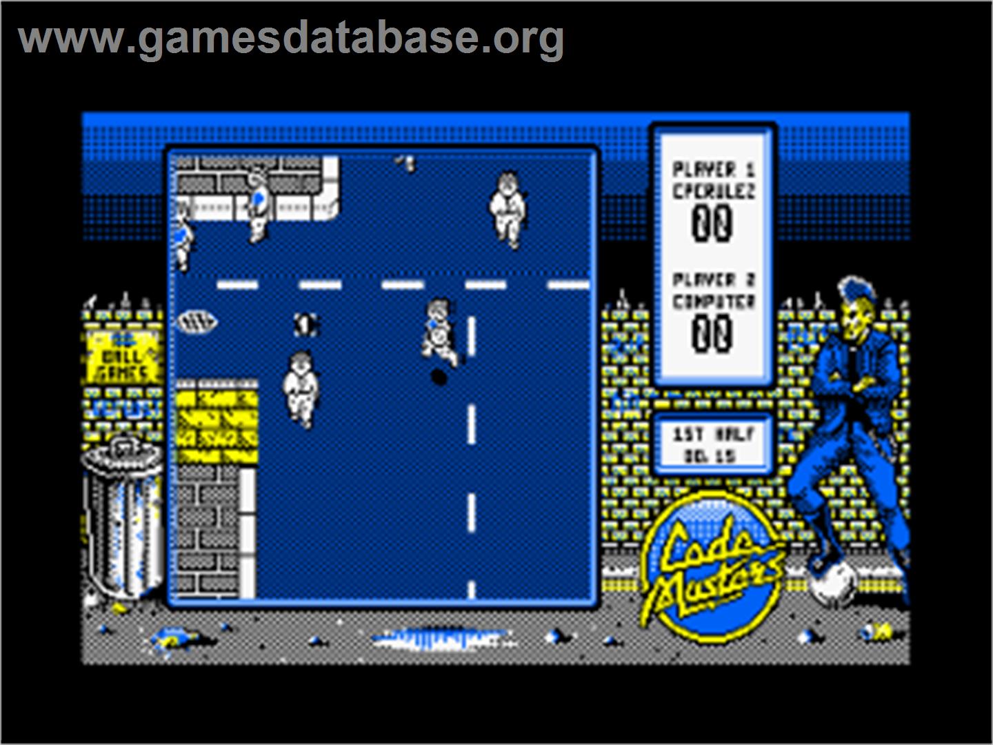 Street Gang Football - Amstrad CPC - Artwork - In Game