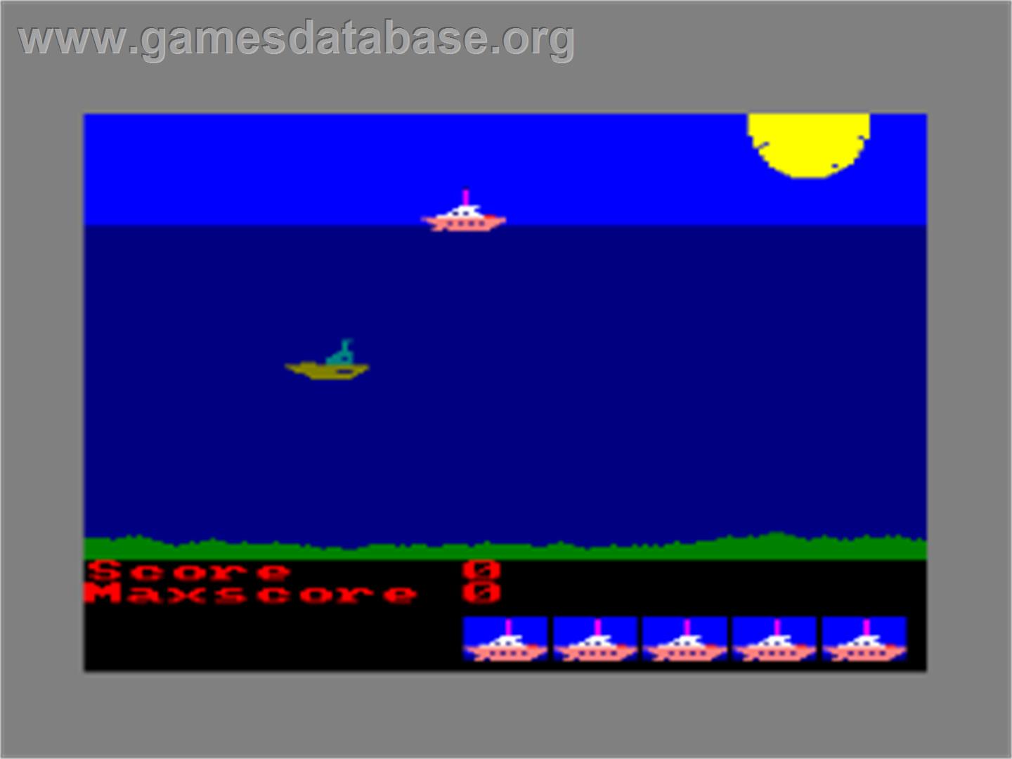 Sub-Marine - Amstrad CPC - Artwork - In Game