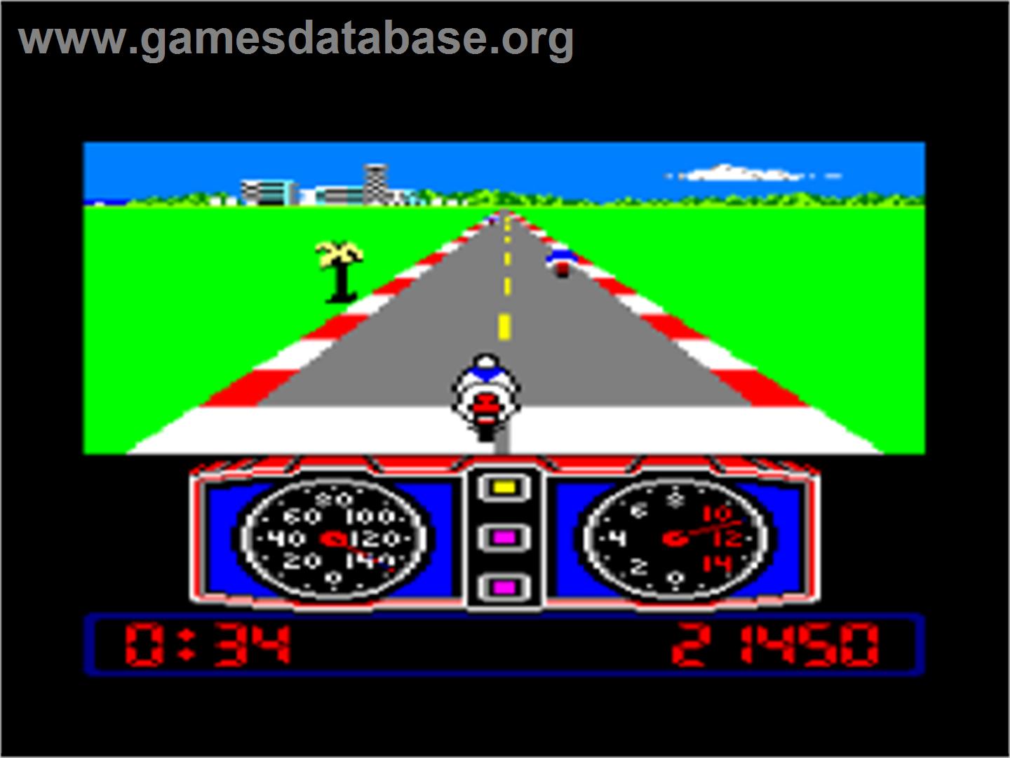 Super Cycle - Amstrad CPC - Artwork - In Game