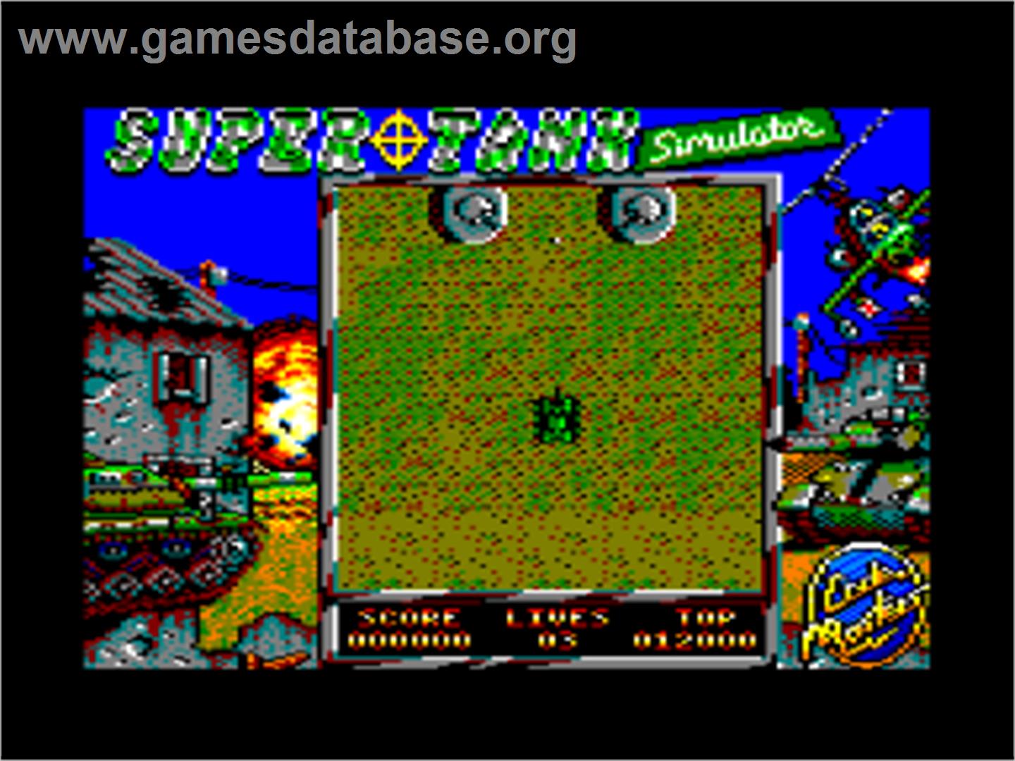 Super Tank Simulator - Amstrad CPC - Artwork - In Game