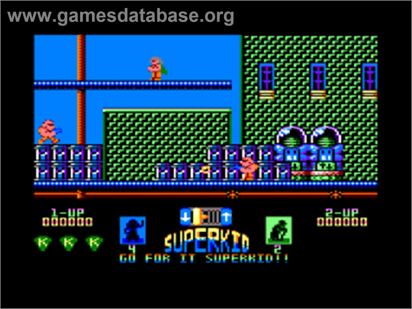 Superkid - Amstrad CPC - Artwork - In Game