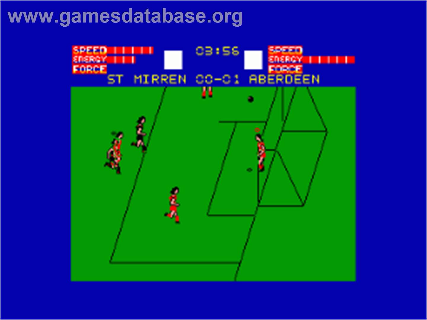 Superstar Soccer - Amstrad CPC - Artwork - In Game