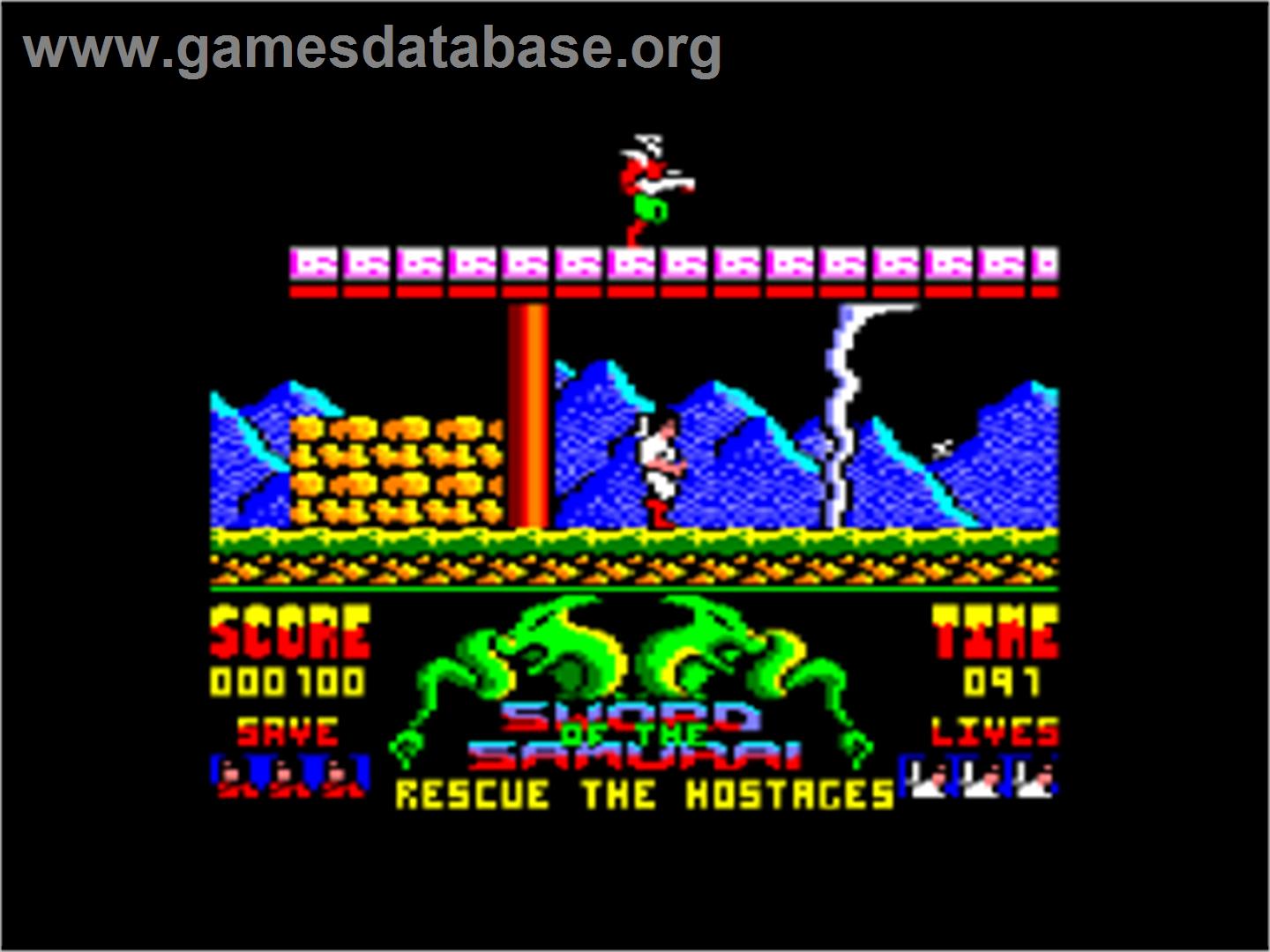 Sword Of The Samurai - Amstrad CPC - Artwork - In Game