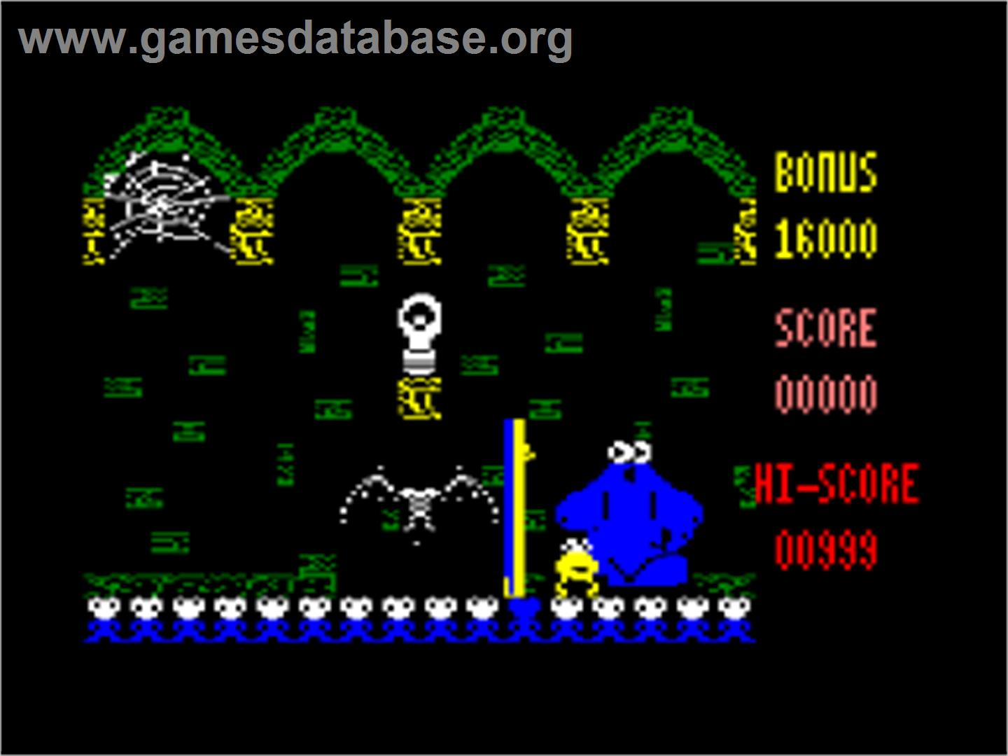 Through The Trap Door - Amstrad CPC - Artwork - In Game