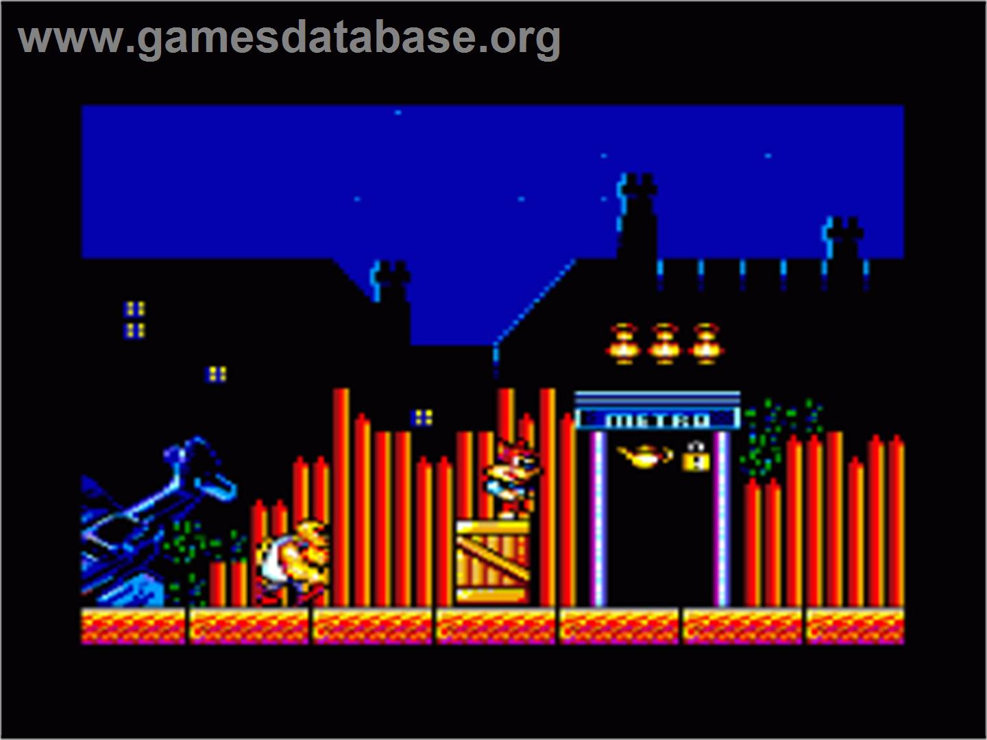 Titus the Fox: To Marrakech and Back - Amstrad CPC - Artwork - In Game
