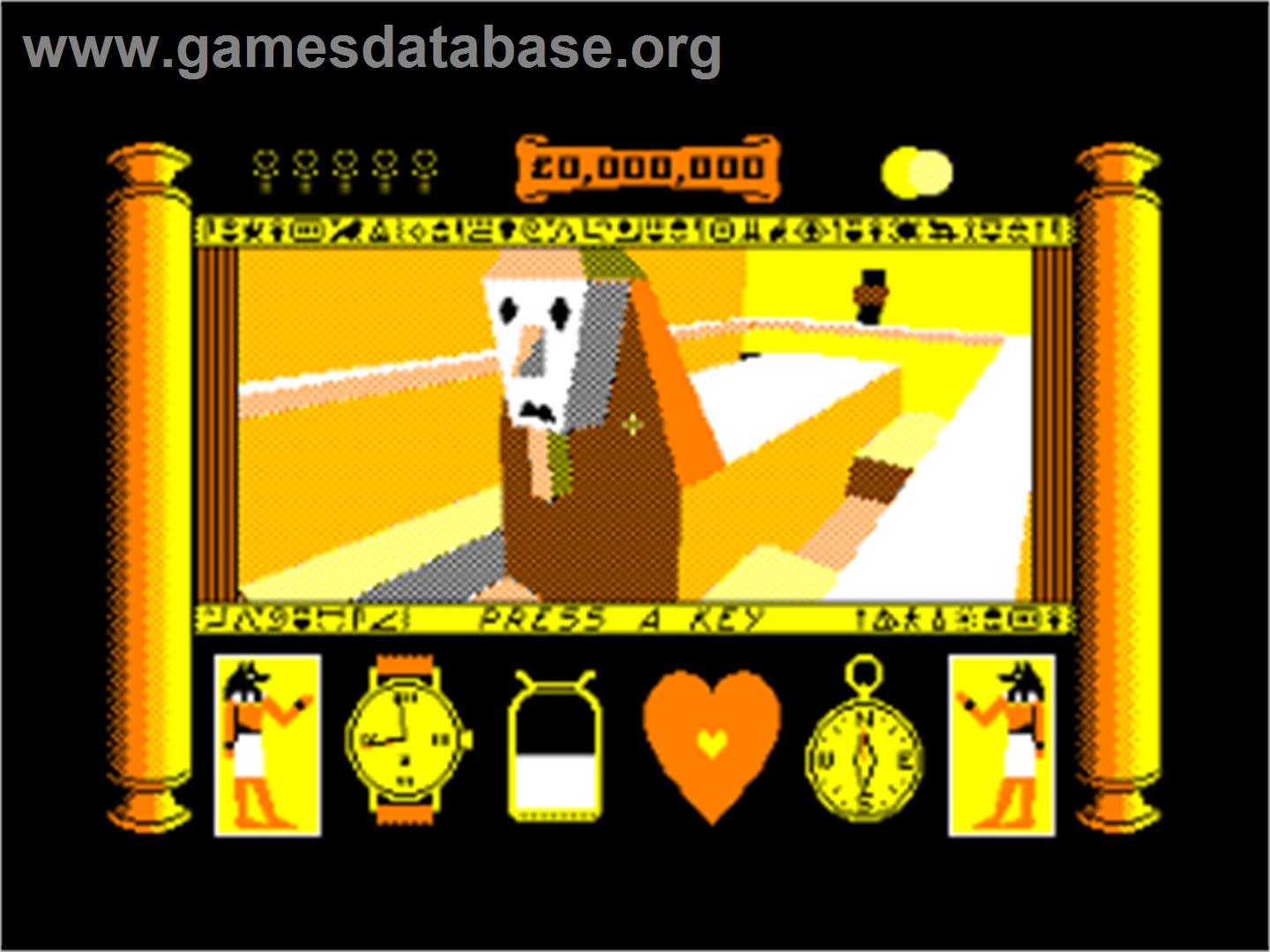 Total Eclipse 2 - The Sphinx Jinx - Amstrad CPC - Artwork - In Game