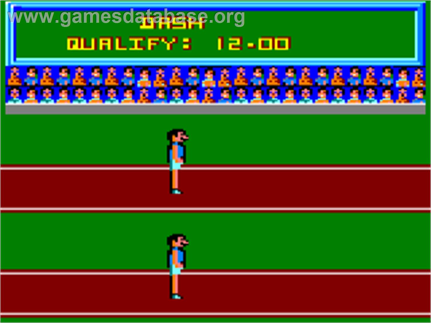 Track And Field - Amstrad CPC - Artwork - In Game
