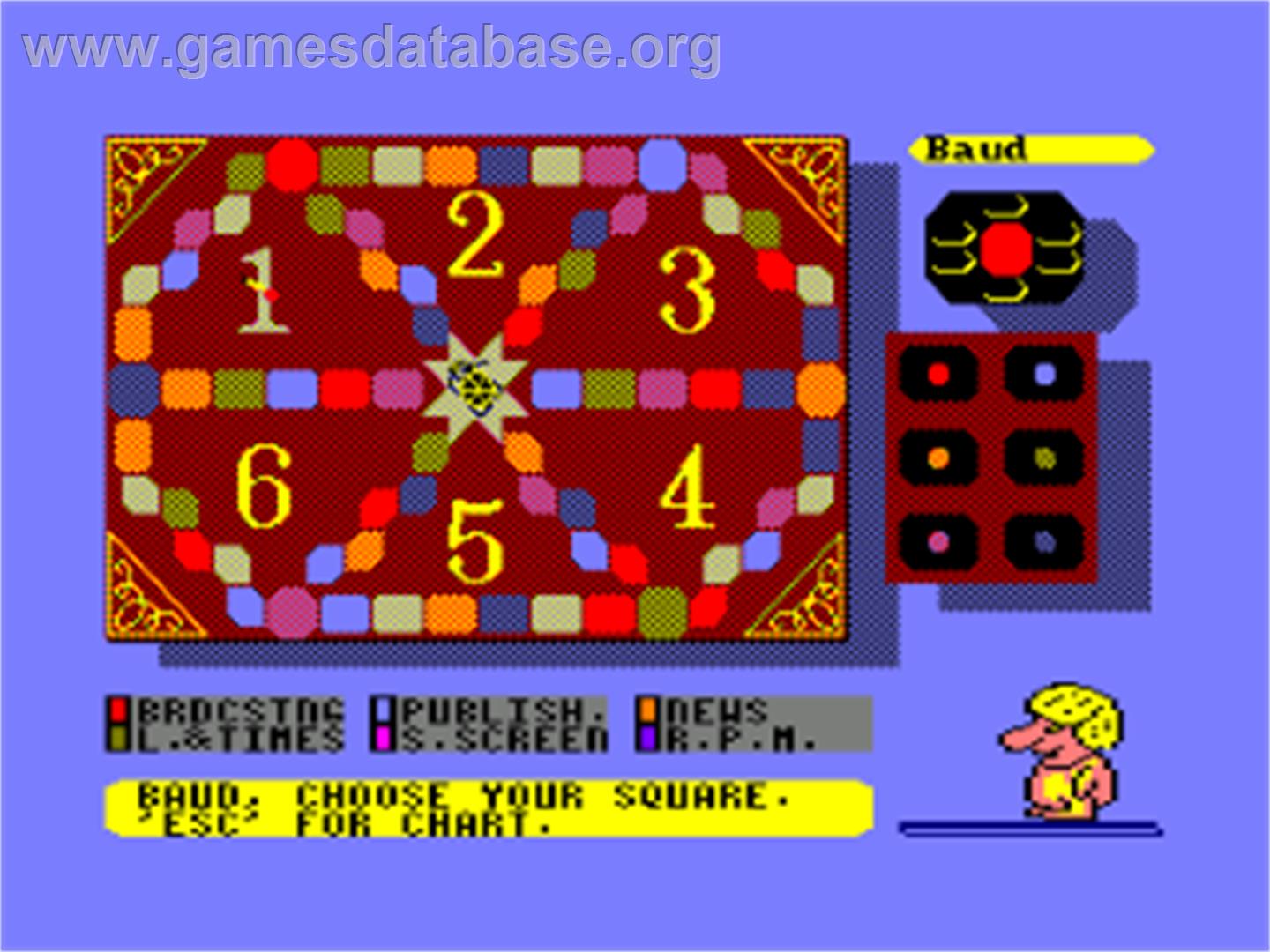 Trivial Pursuit - Baby Boomer Edition - Amstrad CPC - Artwork - In Game