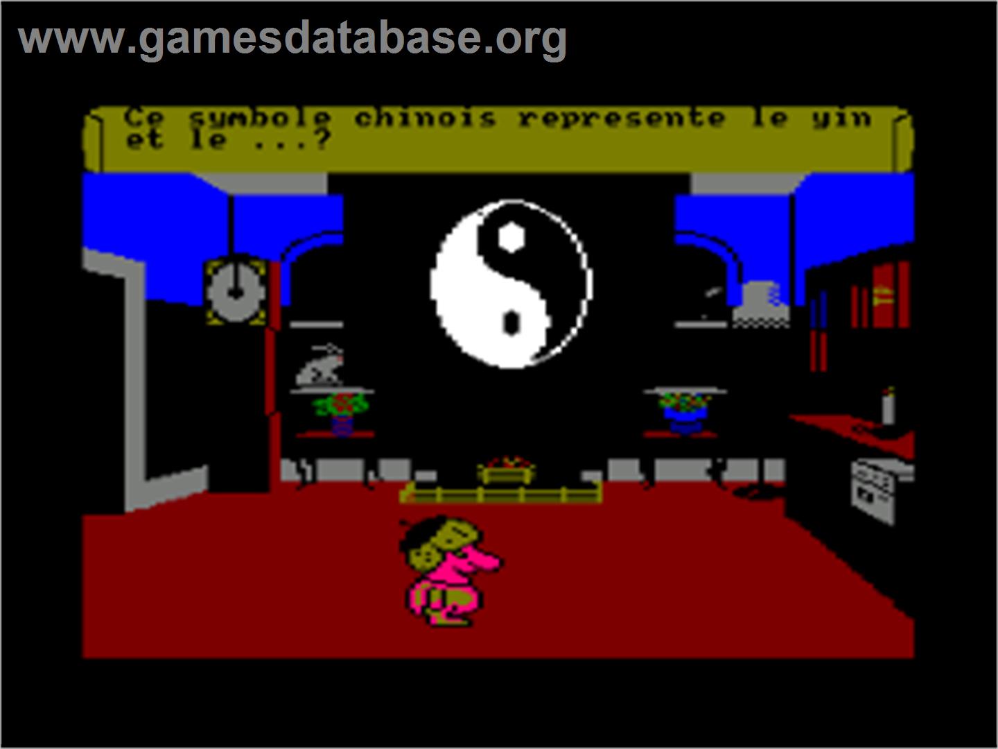 Trivial Pursuit - Genus Edition - Amstrad CPC - Artwork - In Game