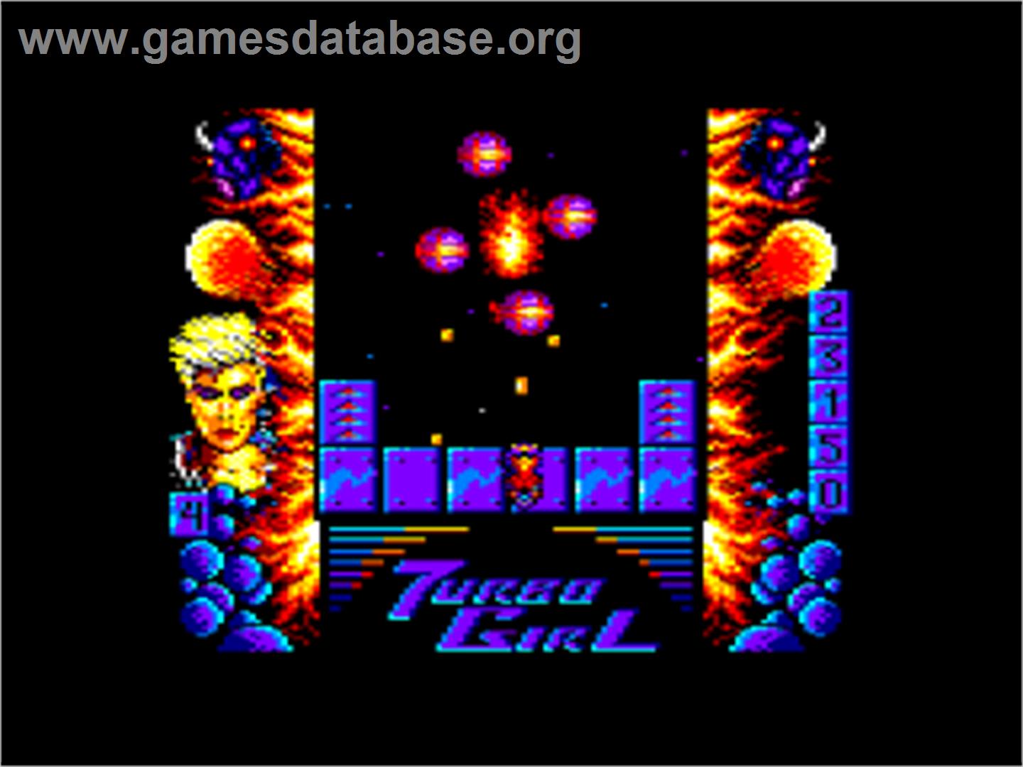 Turbo Girl - Amstrad CPC - Artwork - In Game