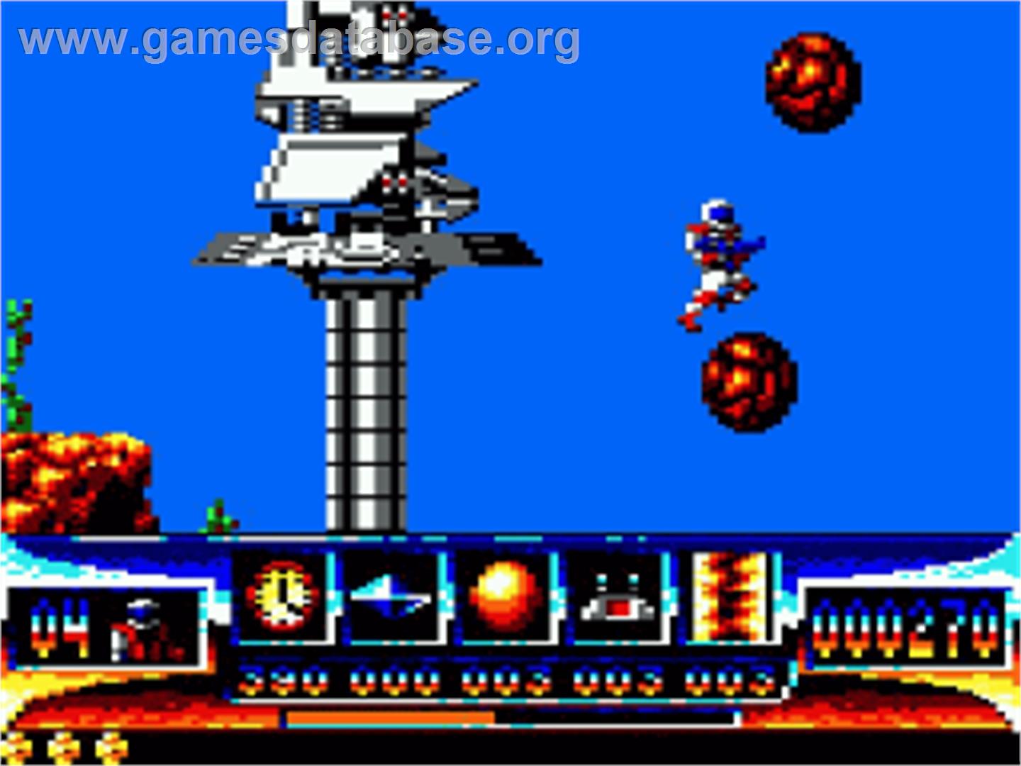 Turrican - Amstrad CPC - Artwork - In Game