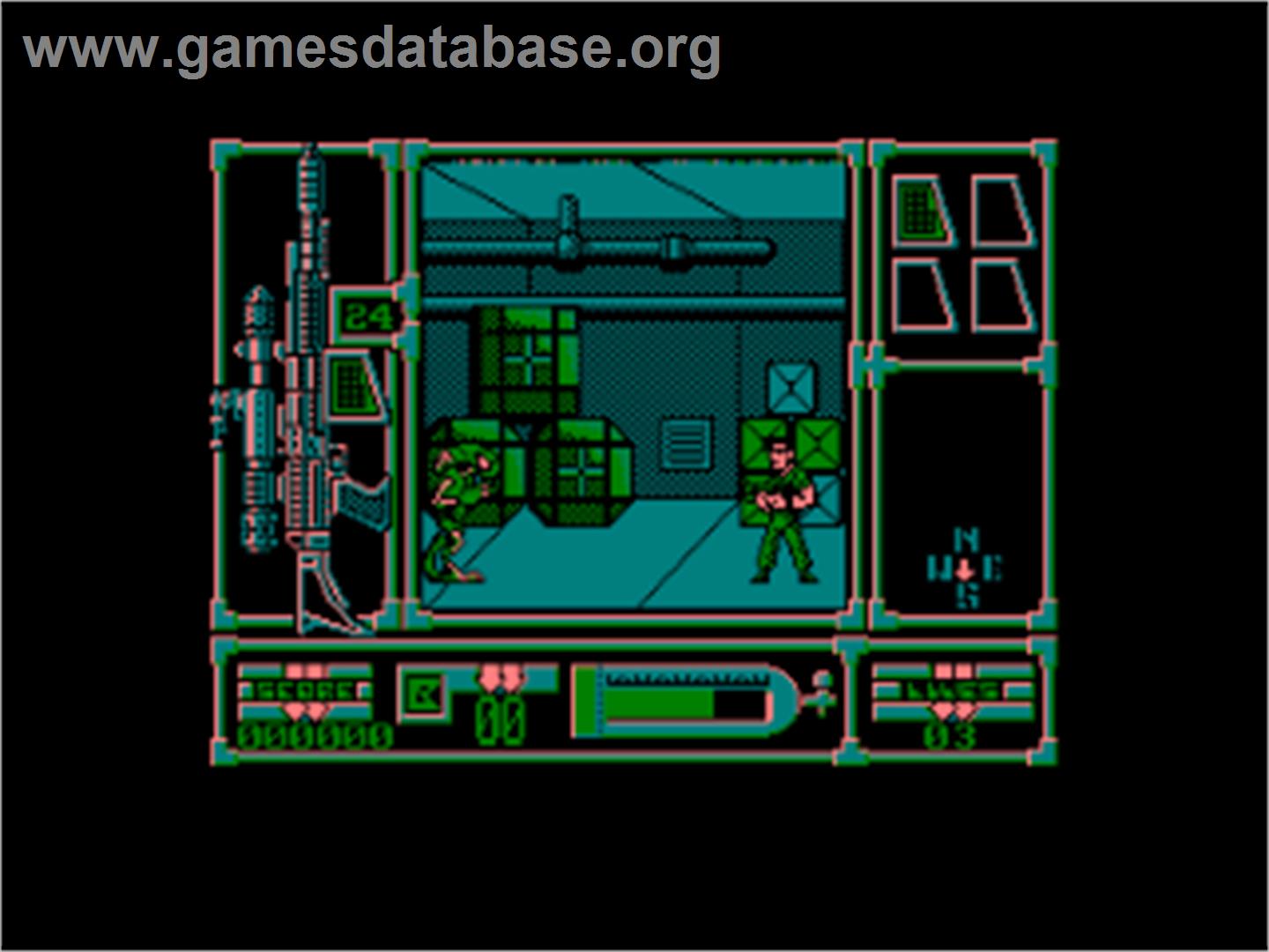 Vindicator, The - Amstrad CPC - Artwork - In Game