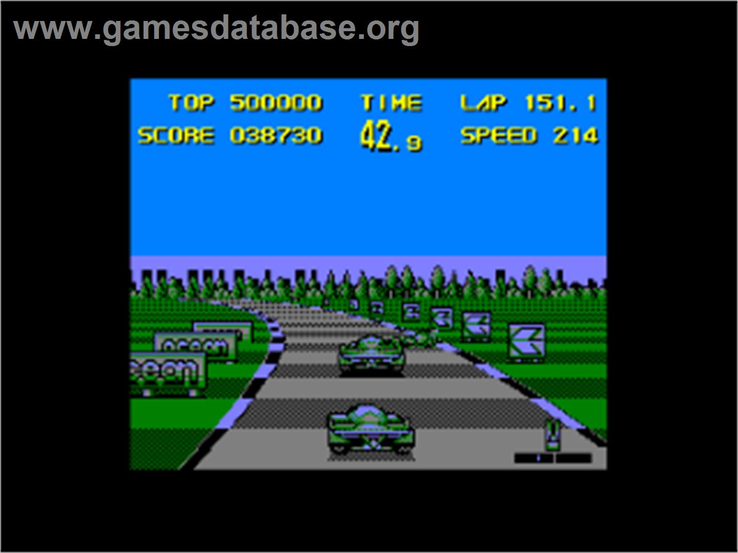 WEC Le Mans 24 - Amstrad CPC - Artwork - In Game