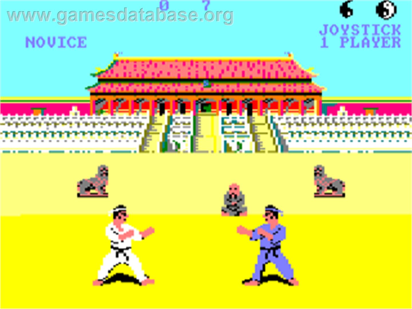 Way Of The Exploding Fist, The - Amstrad CPC - Artwork - In Game