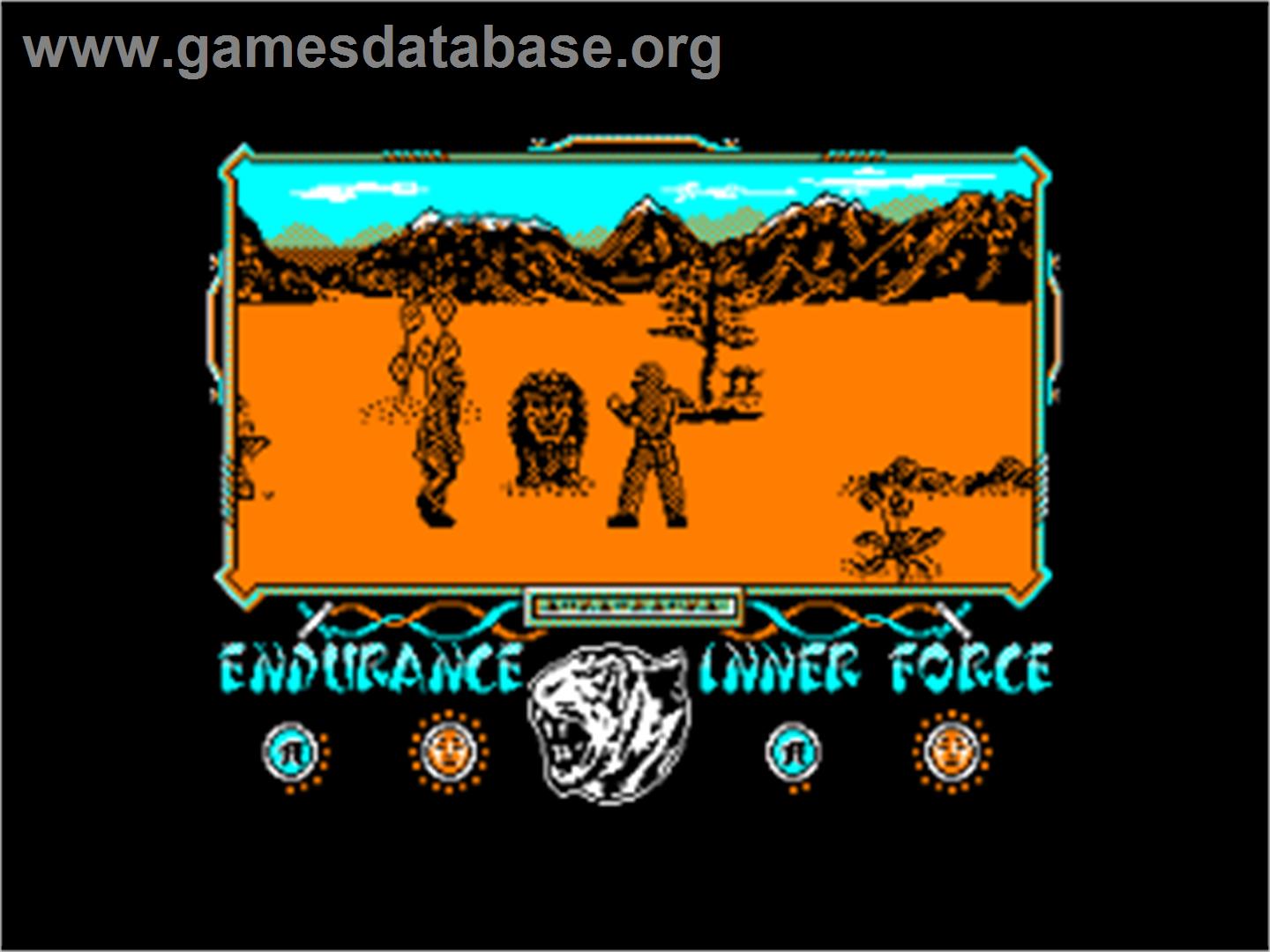 Way of the Tiger - Amstrad CPC - Artwork - In Game