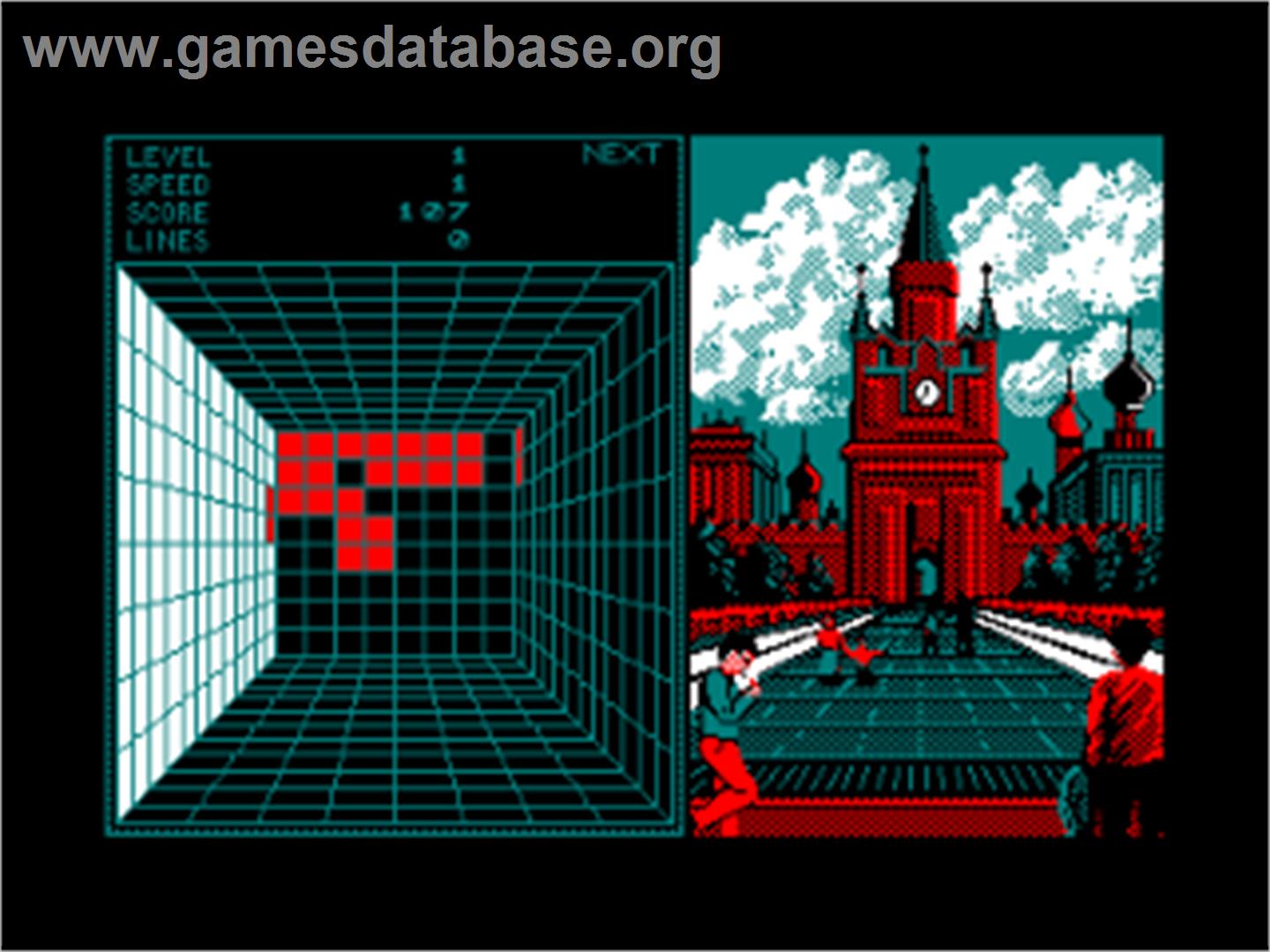 Welltris - Amstrad CPC - Artwork - In Game